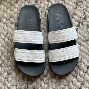VS PINK slip on sandals Size 7
